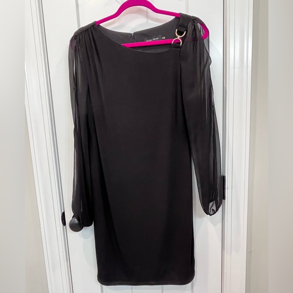 Ivanka Trump black dress
